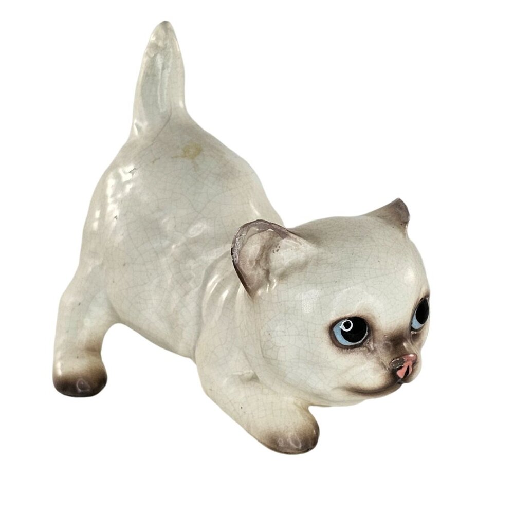 Hagen Renaker DW Moonbeam Persian Kitten Cat Figurine Designer's Workshop *FLAWS